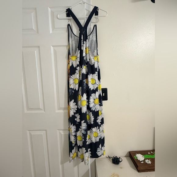 Floral Sunflower Overalls Romper - Picture 2 of 6